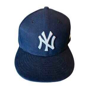 New Era NY Yankees Men's Fitted Cap - Navy (59FIFTY) 7 1/2